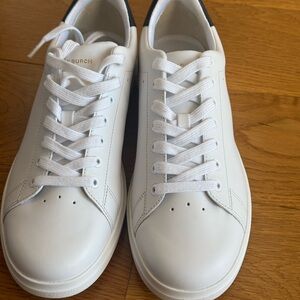 Tory Burch White Leather Sneakers Minimalist Design